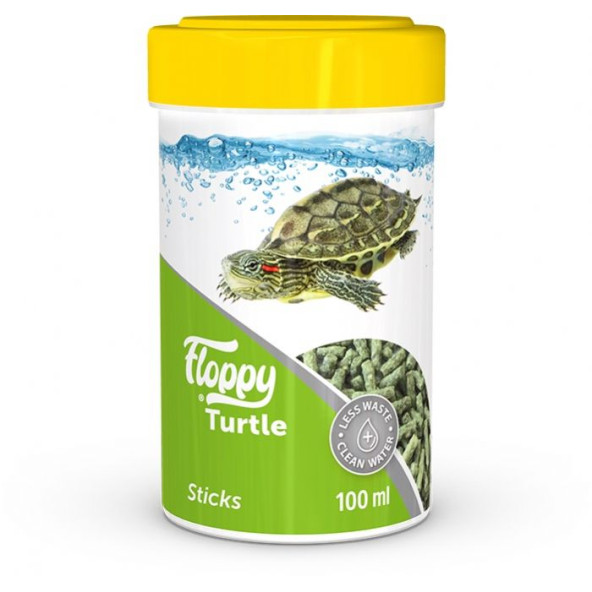 Floppy Turtle Sticks 100 Ml Kutu Yem Kaplumbağa Yemi  - Su Kaplumbağası Yemi Yüzde 35 Proteinli Yem ürün görseli 1
