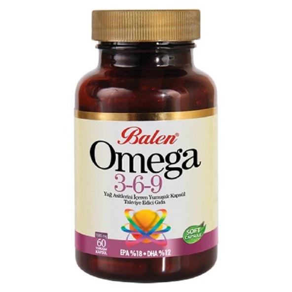Balen Omega 3-6-9 Yağ Asitleri İçeren Yumuşak Kapsül 1585 mg 60 Kapsül ürün görseli 1