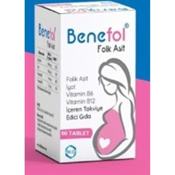 Benefol Folik Asit 60 Tablet ürün görseli 1