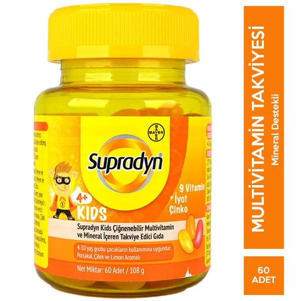 Supradyn Kids 60 Tablet ürün görseli 1