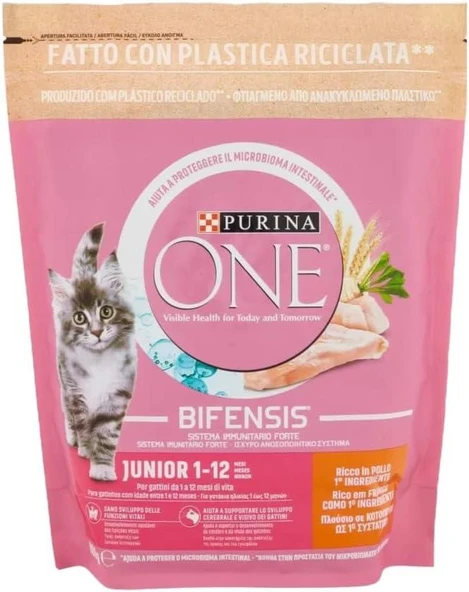 Purina One Junior Tavuklu Yavru Kedi Maması 800gr ürün görseli 1