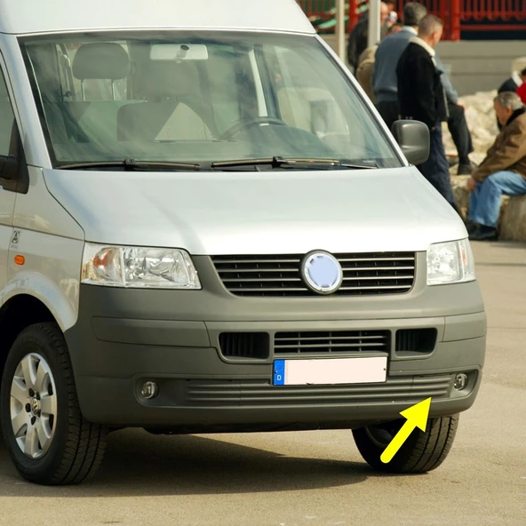 VW Transporter 2004-2010 Ön Tampon Sol Sis Farı Çerçevesi 7H0807489B ürün görseli 1