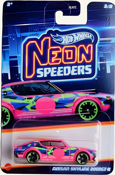 Hot Wheels Neon Speeder Arabalar Nissan Skyline 2000GT-R HRW69 ürün görseli 1