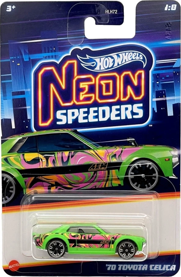 Hot Wheels Neon Speeder Arabalar 70 Toyota Celica HRW67 ürün görseli 1
