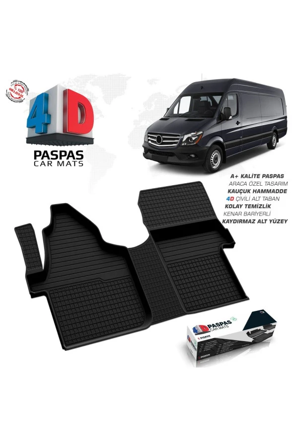 Mercedes Sprinter W906 4D Havuzlu Paspas 2006 Üzeri Ön Çift Koltuk ürün görseli 1