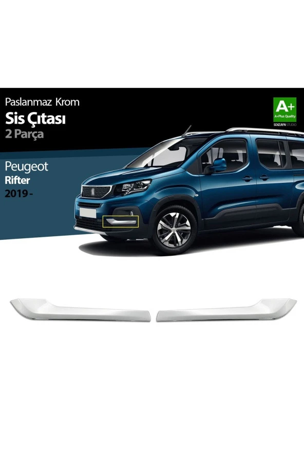 Peugeot Rifter Krom Sis Çıtası 2 Prç 2019 Üzeri ürün görseli 1