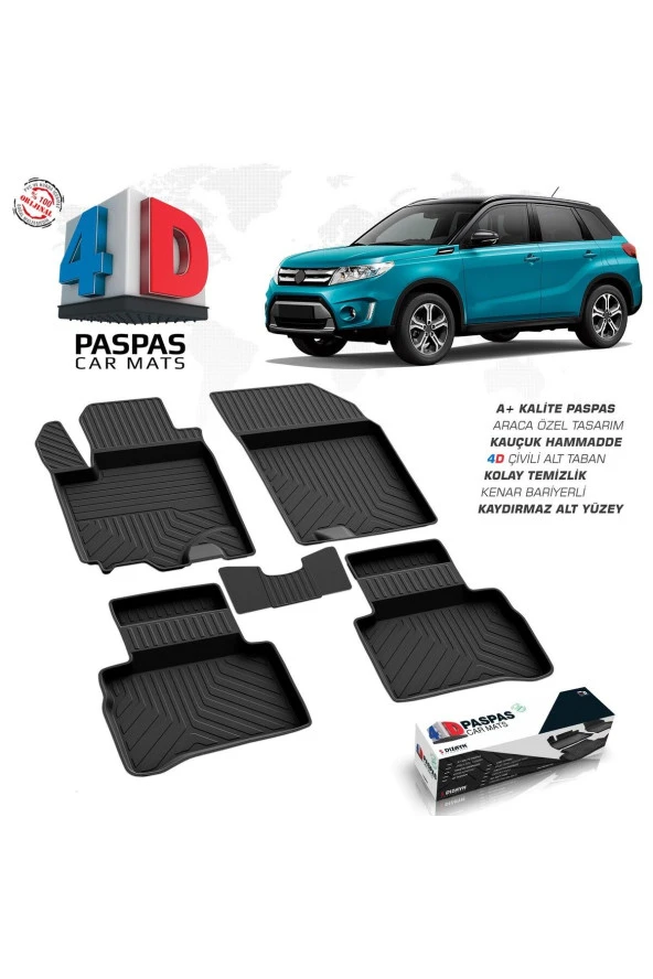 Suzuki Vitara 4D Havuzlu Paspas 2015 ve Üzeri A+Kalite ürün görseli 1