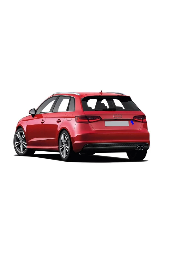 Audi A3 Uyumlu  Hb Krom Bagaj Çıtası 2013-2017 ürün görseli 1