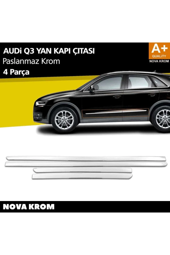 Audi Q3 Krom Kapı Yan Çıtası 2012 Üzeri ürün görseli 1