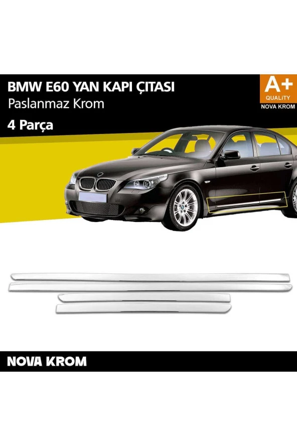 Bmw 5 Serisi E60 Krom Kapı Yan Çıtası 2005-2010 ürün görseli 1