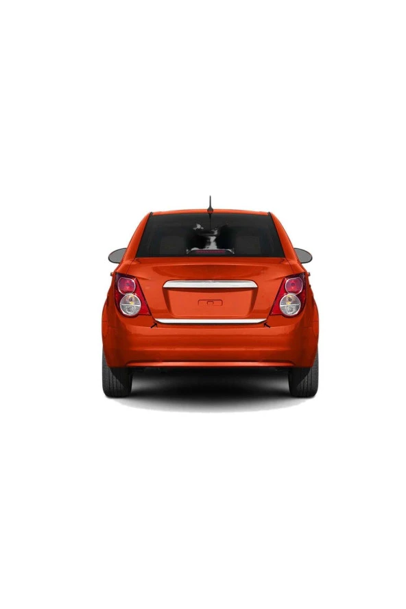 Chevrolet Aveo 2 SD Krom Bagaj Alt Çıtası 2011-2020 ürün görseli 1