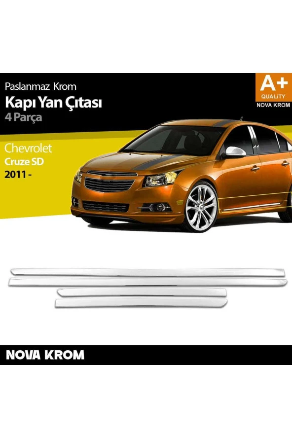 Chevrolet Cruze SD Krom Kapı Yan Çıtası 2011 Üzeri ürün görseli 1