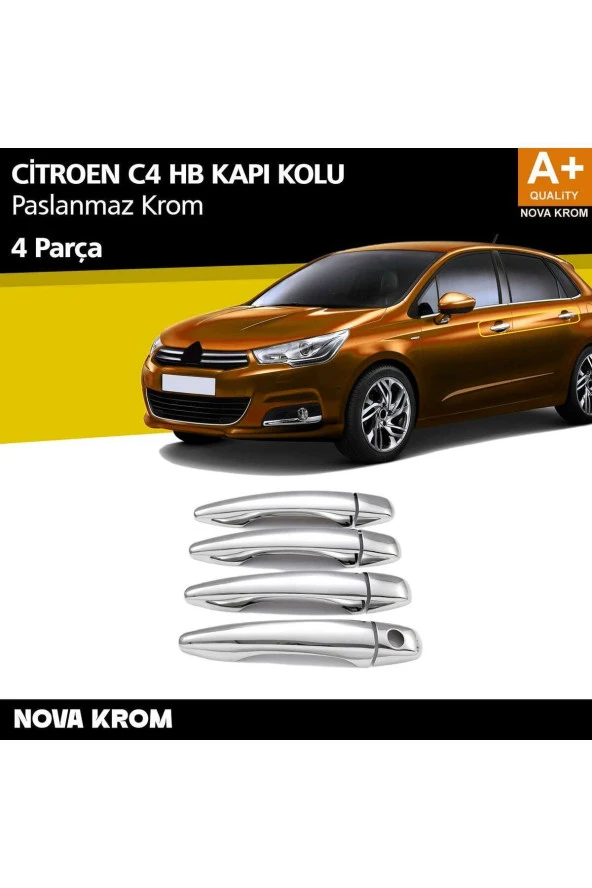 Citroen C4 HB Krom Kapı Kolu 4 Kapı 2010-2020 ürün görseli 1