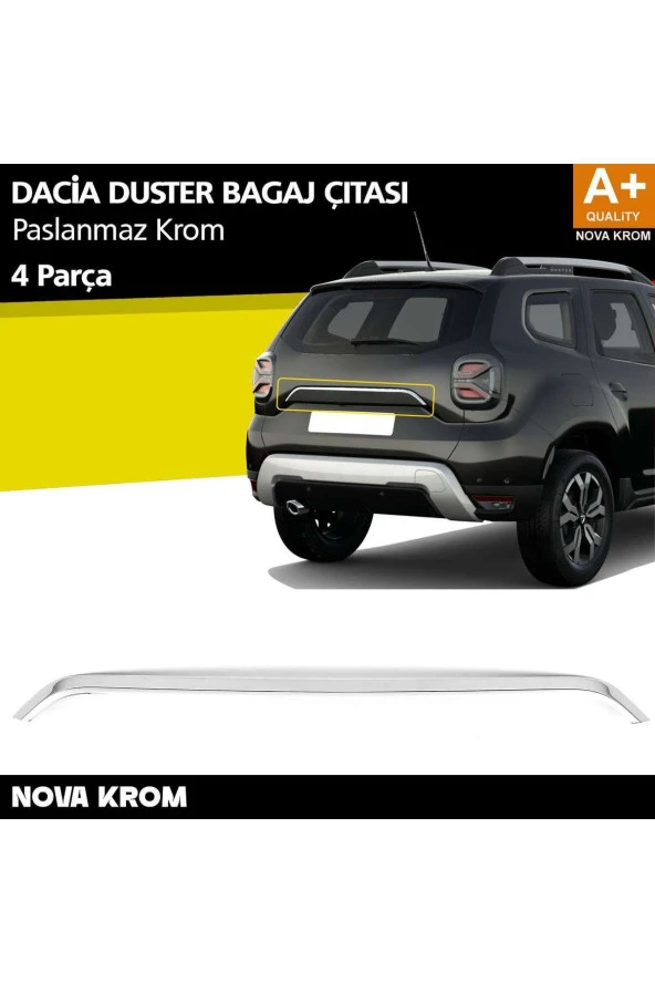 Dacia Duster Krom Bagaj Çıtası 2018 Üzeri ürün görseli 1