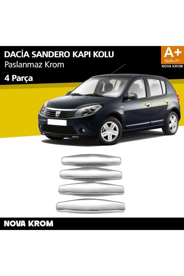 Dacia Sandero Krom Kapı Kolu 4 Kapı 2008-2013 ürün görseli 1