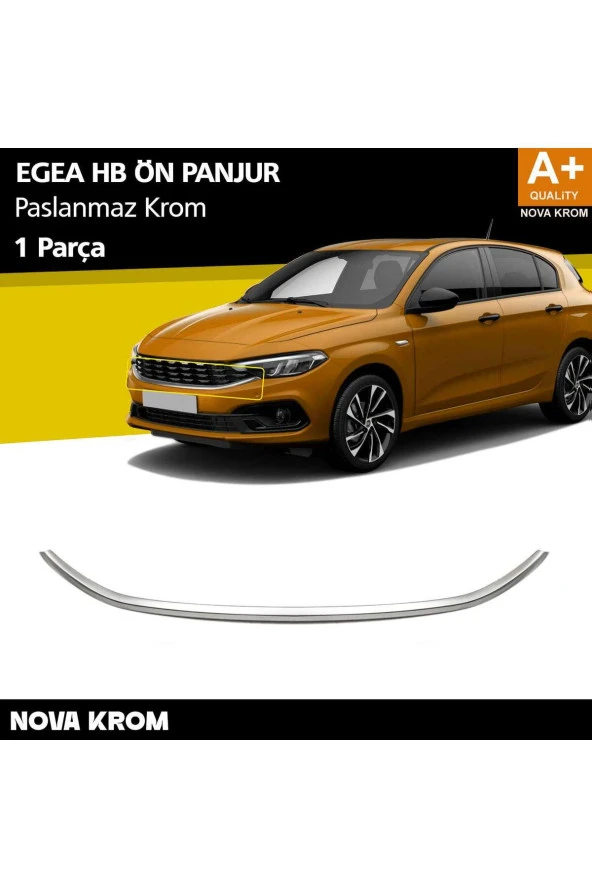 Fiat Egea HB Krom Ön Panjur Çıtası 2020 Üzeri ürün görseli 1