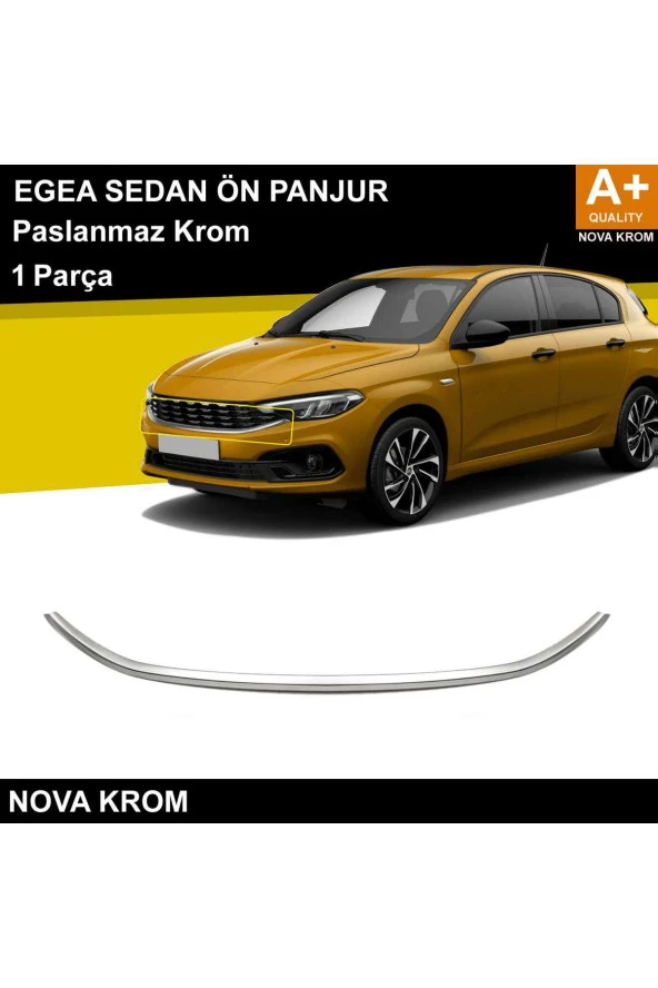 Fiat Egea Sedan Krom Ön Panjur Çıtası 2020 Üzeri ürün görseli 1