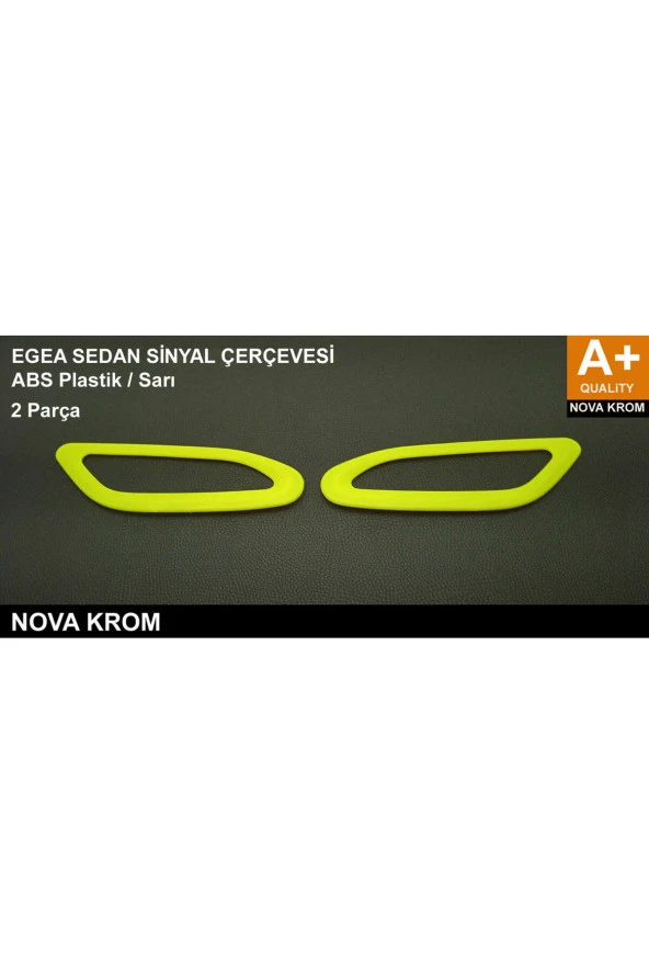 Fiat Egea Sinyal Çerçevesi Abs Plastik 2015 - 2024 (Sarı) ürün görseli 1