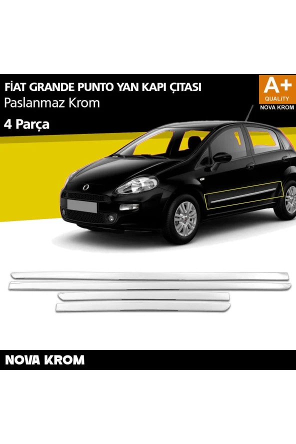 Fiat Grande Punto Krom Kapı Yan Çıtası 2006-2018 ürün görseli 1