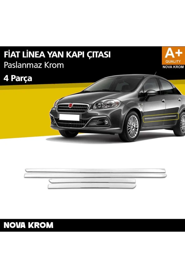 Fiat Linea Krom Kapı Yan Çıtası 2007-2018 ürün görseli 1