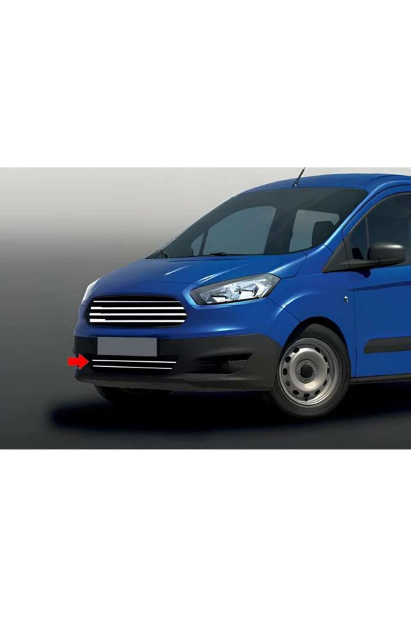 Ford Courier Krom Ön Tampon Çıta 2 Prç. Orj Model Geniş Model 2014-2017 ürün görseli 1