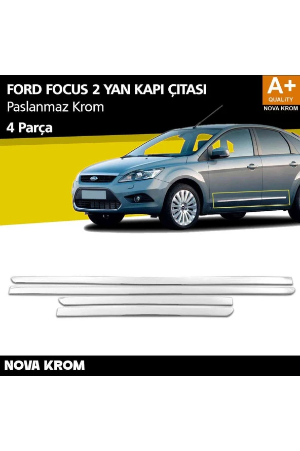 Ford Focus 2 HB SD Krom Kapı Yan Çıtası 2008-2011 ürün görseli 1