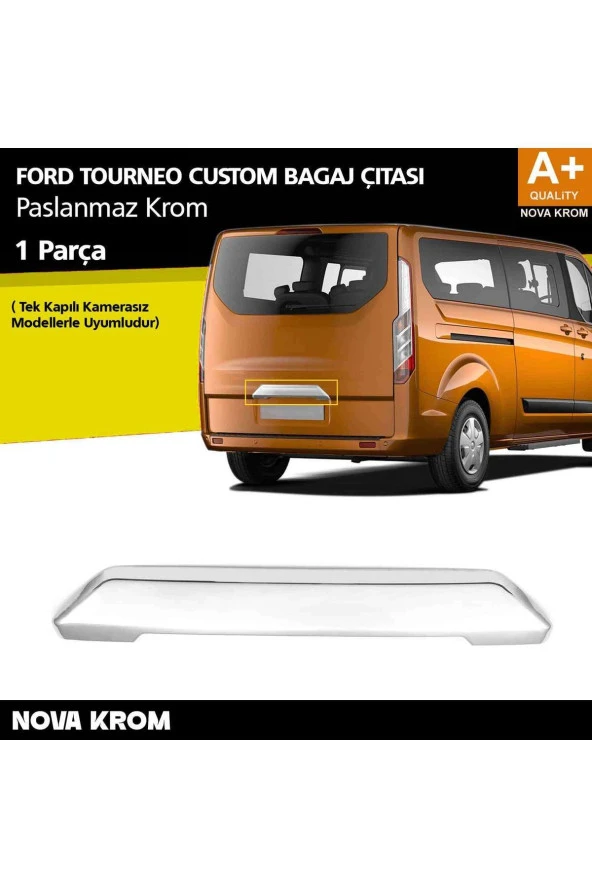Ford Tourneo Custom Krom Bagaj Çıtası 2012 Üzeri (Kamerasız) ürün görseli 1