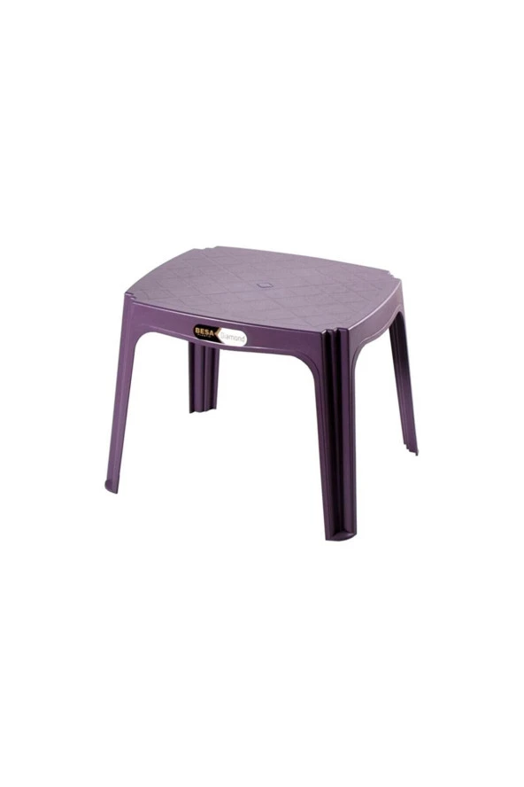 Almina Plastik Sehpa 50X40 Cm Bahçe Balkon Ve Teras Sehpası 4 Adet ürün görseli 1