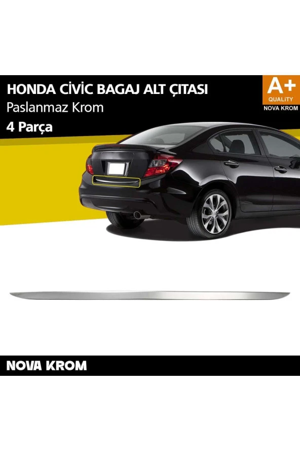 Honda Civic Krom Bagaj Alt Çıta 2012-2016 ürün görseli 1