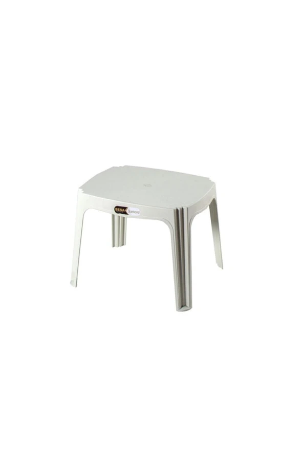 Almina Plastik Sehpa 50X40 Cm Bahçe Balkon Ve Teras Sehpası 2 Adet ürün görseli 1