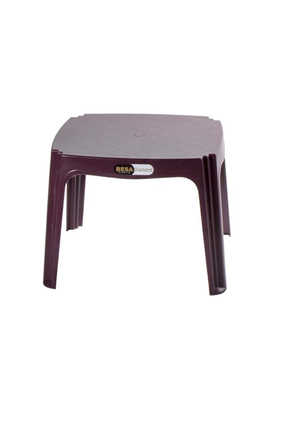 Almina Plastik Sehpa 50X40 Cm Bahçe Balkon Ve Teras Sehpası 2 Adet ürün görseli 1