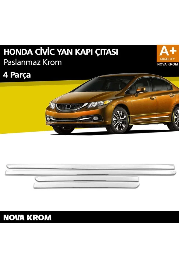 Honda Civic Krom Kapı Yan Çıtası 2012-2016 ürün görseli 1
