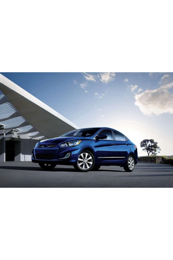 Hyundai Accent Blue Kapı Koruma Çıtası Krom 2011-2017 ürün görseli 1
