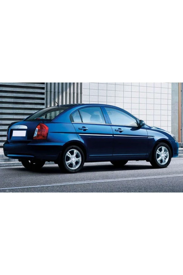 Hyundai Accent Era Krom Cam Çıtası 4 Prç 2005-2011 ürün görseli 1