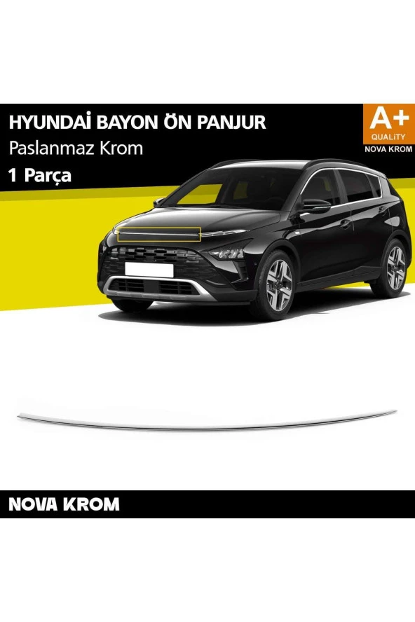 Hyundai Bayon Krom Ön Panjur 2021 Üzeri ürün görseli 1