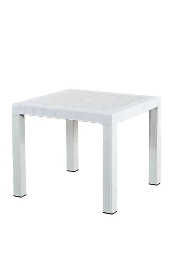 Almina Bambu Rattan Masa 90X90 Camsız ürün görseli 1