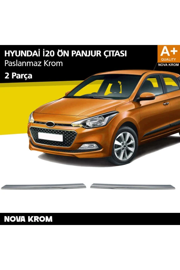 Hyundai i20 Krom Ön Panjur 2 Prç 2014-2018 ürün görseli 1