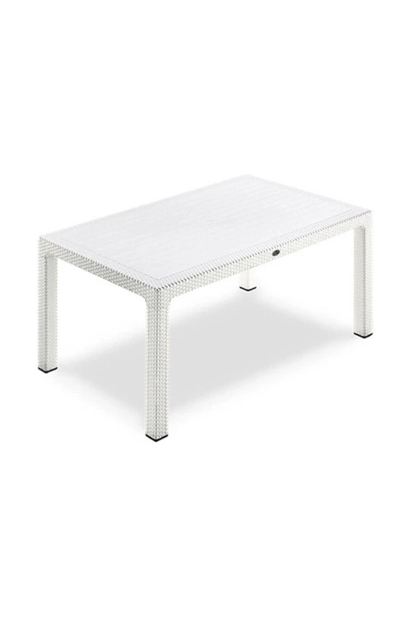 Almina Rattan Masa 90X150 Camsız Masa ürün görseli 1