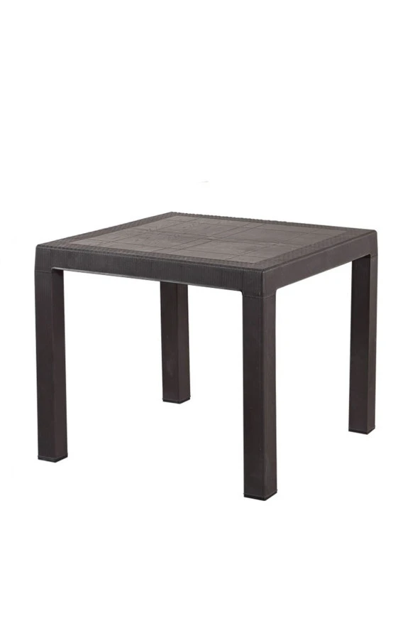 Almina Bambu Rattan Masa 90X90 Camsız ürün görseli 1