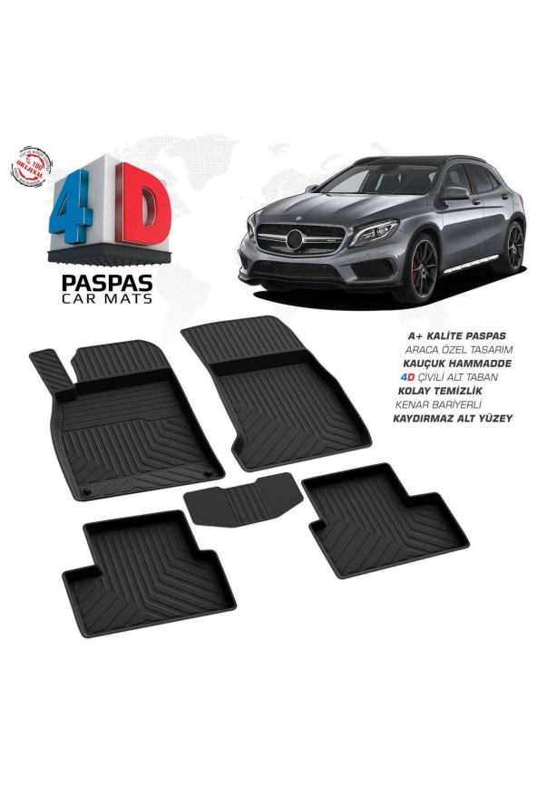 Mercedes Gla Serisi X156 4D Havuzlu Paspas 2013 ve Üzeri A+Kalite ürün görseli 1