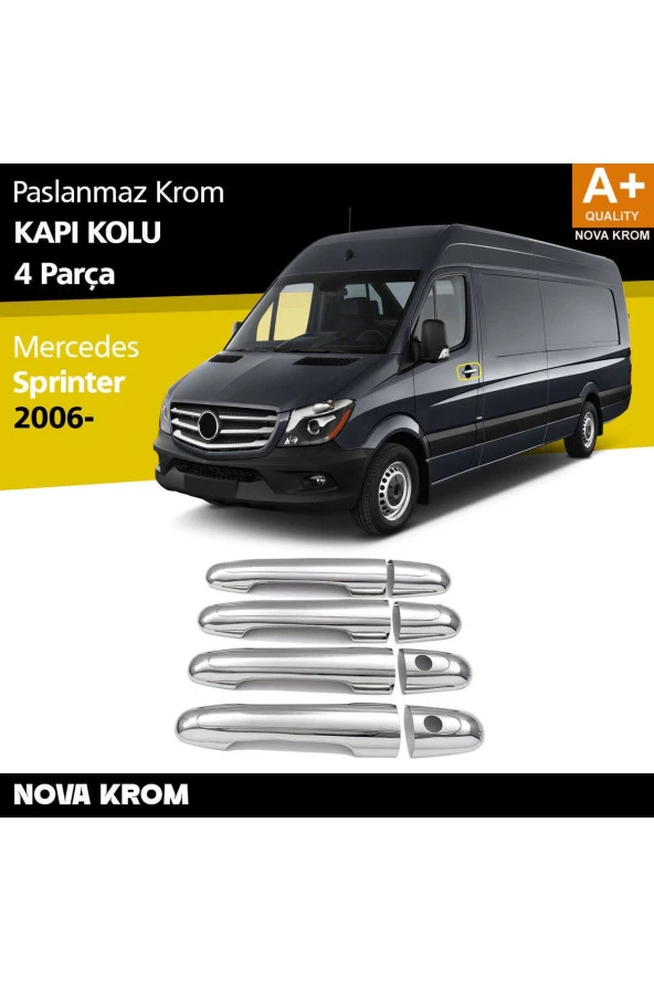 Mercedes Sprinter W906 Krom Kapı Kolu 4 Kapı 2006 Üzeri ürün görseli 1
