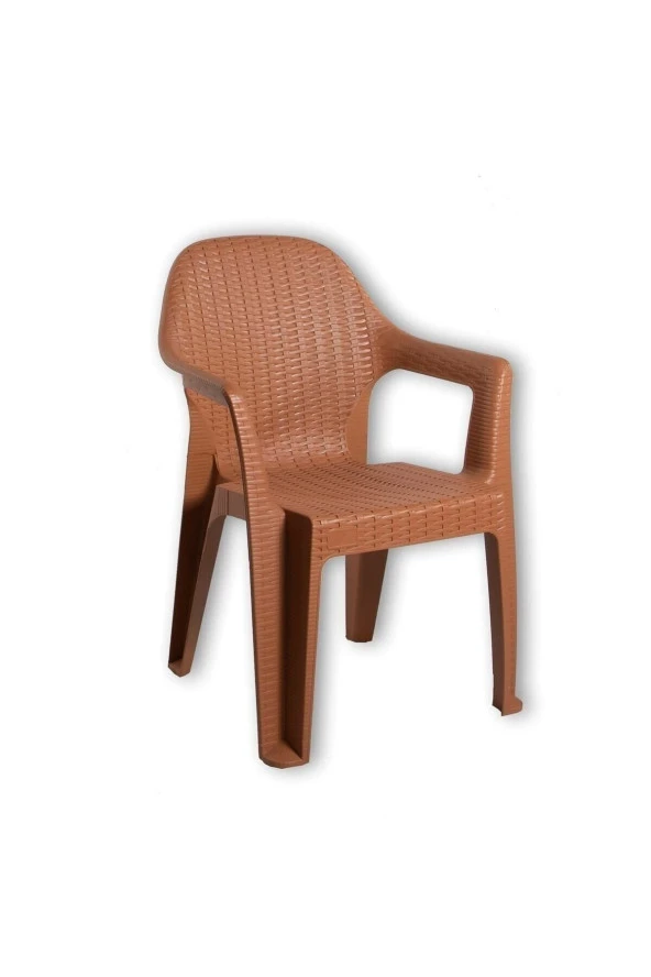 Almina Rattan Sandalye Bahçe Balkon Ve Teras Sandalyesi 4 Adet ürün görseli 1