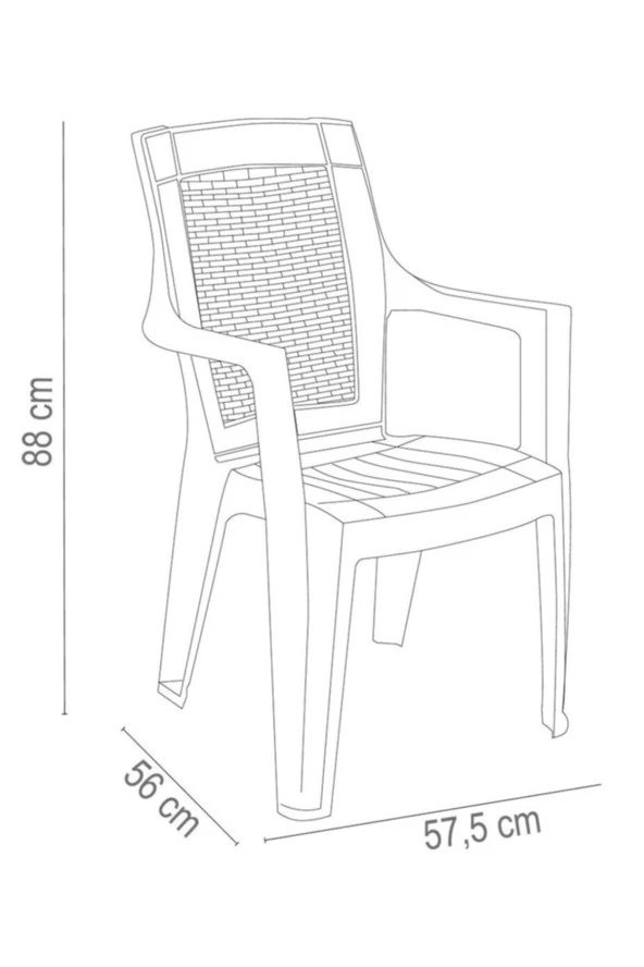 Almina Rattan Takım 90X90 Cm Trend Lüx Camsız Masa 4 Adet Gold Sandalye Kapuçino Renk ürün görseli 1