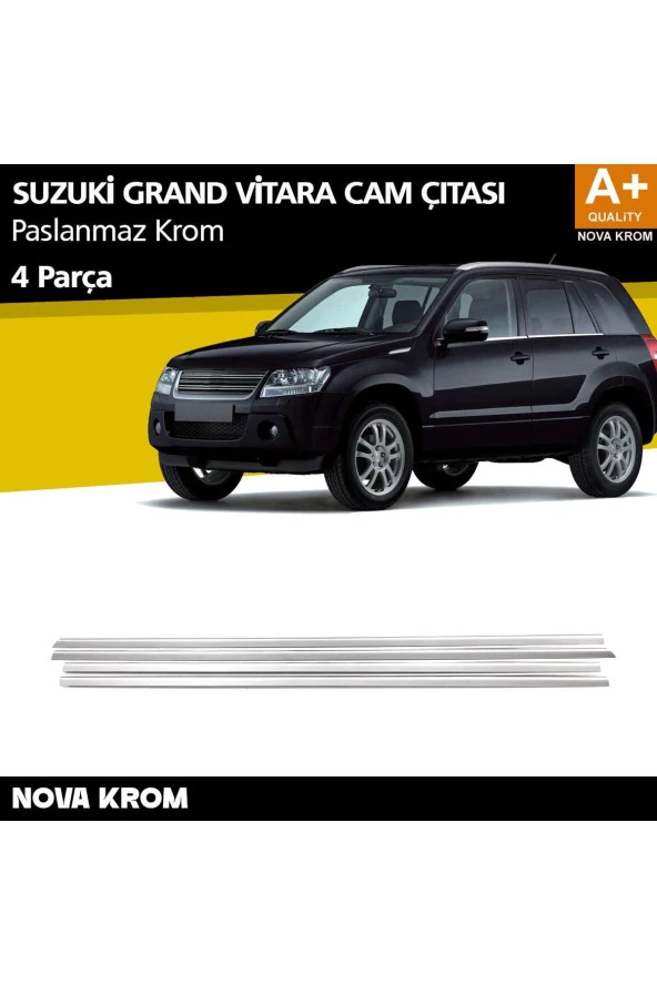 Suzuki Grand Vitara Krom Cam Çıtası 4 Prç. 2007 Üzeri ürün görseli 1