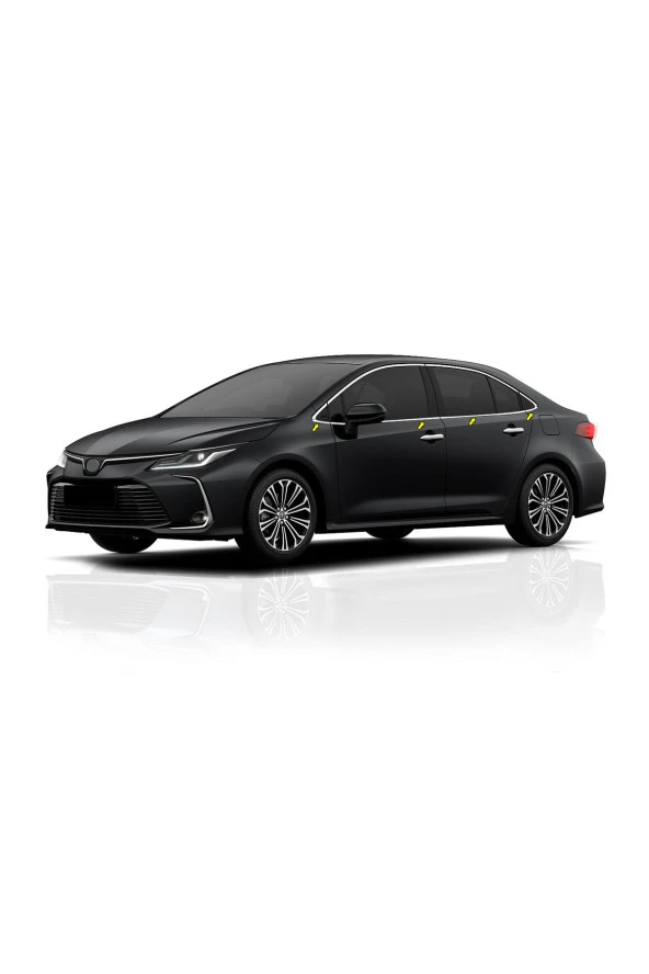 Toyota Corolla Krom Cam Çıtası 8 Prç. 2019 ve Üzeri ürün görseli 1