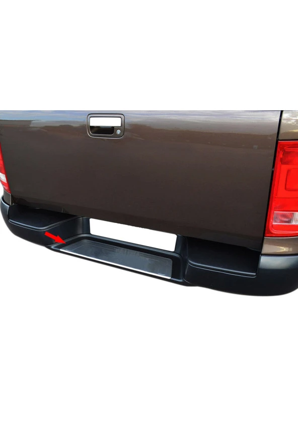 VW Amarok Krom Arka Tampon Eşiği 2010 Model Üzeri ürün görseli 1