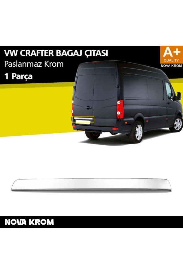 VW Crafter Krom Bagaj Çıtası 2006 Üzeri ürün görseli 1