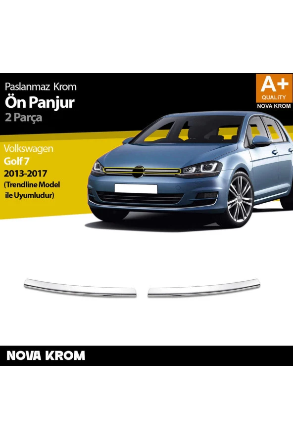 VW Golf 7 Krom Ön Panjur 2 Prç. Trendline 2013-2017 ürün görseli 1