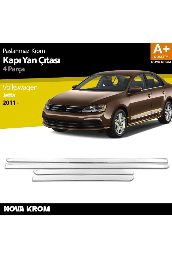 VW Jetta Krom Kapı Yan Çıtası 2011 Üzeri ürün görseli 1