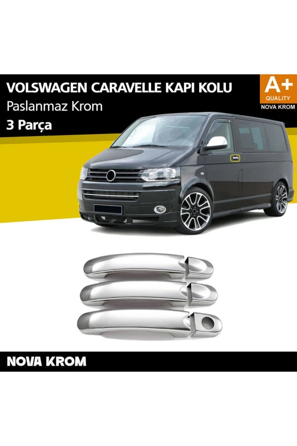 VW T5 Caravelle Krom Kapı Kolu 3 Kapı 2004 Üzeri ürün görseli 1